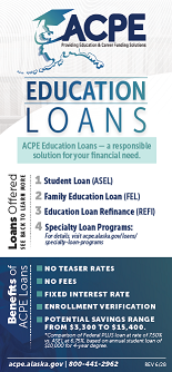ACPE Loans Rack Card